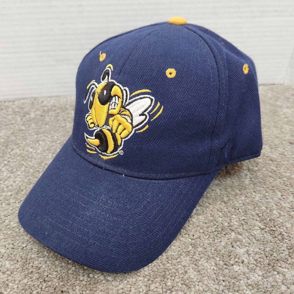 Y2K Georgia Tech Yellow Jackets Flexfit Small Adult Fits Size 7 New Era Hat